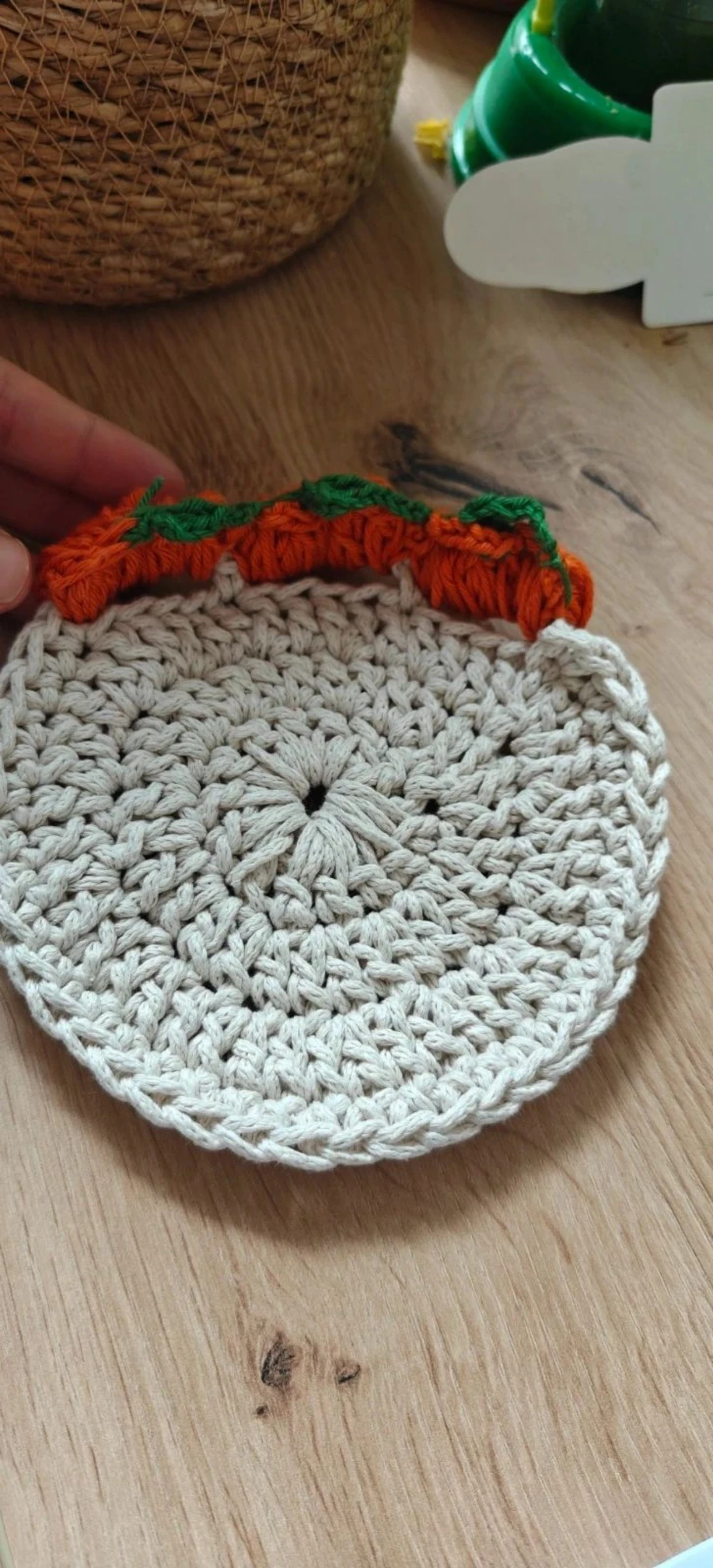 Sobremesa "Abóboras" de crochê – Estilo Outono / Cottagecore – photo 4